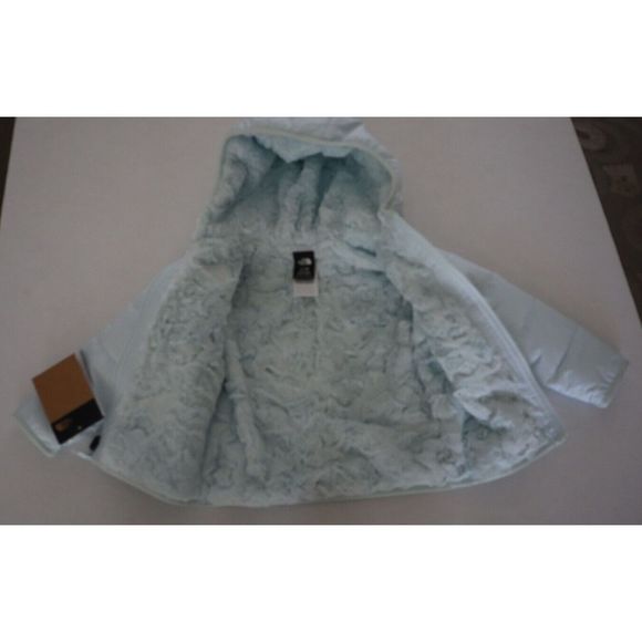The North Face Sz 12-18 Months Ice Blue Mossbud Swirl Reversible Jacket $100 - Picture 8 of 16